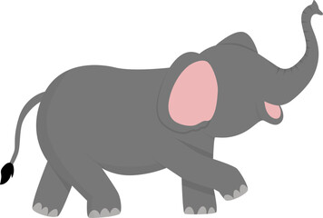 Cute elephant cartoon