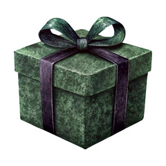 Bright and cheerful gift boxes painted in vibrant watercolor hues