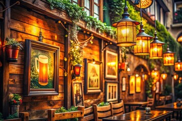 Obraz premium Timeless vintage bar signs create a rustic ambiance, adding charm and nostalgia to pubs and restaurants while enhancing the overall decor and guest experience.