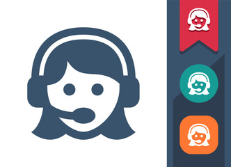 Customer Service Representative, Customer Support, Call Center, Call Centre Icon