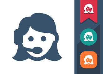 Customer Service Representative, Customer Support, Call Center, Call Centre Icon