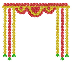 Flower Garland 3d Illustration