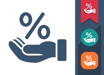 Discount, Percent, Percentage Sign Icon