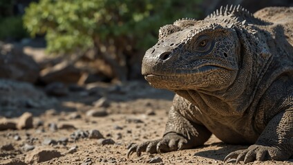 Fototapeta premium island land iguana