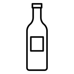 Beer or wine bottle icon
