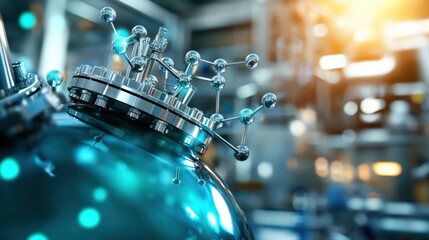 Close-Up of Scientific Equipment in Laboratory Setting