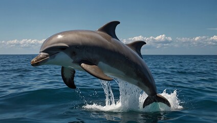 Naklejka premium Dolphin