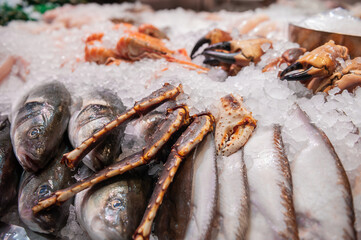 Food market in Copenhagen, Denmark