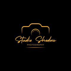 photography logo with black and gold