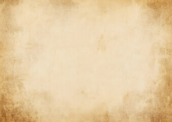 Obraz premium Old brown paper background with stains and grunge texture, Beige paper vintage, use for banner web design concept