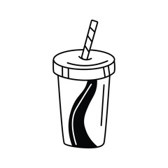 Icon symbolizing fizzy drinks and casual enjoyment