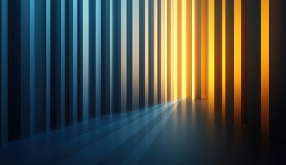 Abstract Light and Shadow Geometric Pattern Wallpaper Design