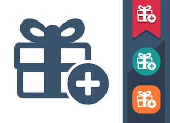 Obraz premium Gift Box, Present Icon