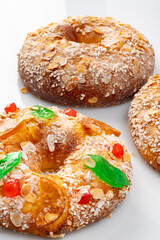 Roscon de Reyes, typical Christmas sweet on Twelfth Night