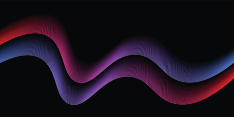 Watercolor spectrum, acrylic or wavy lines brush strokes in the drawing on a white paper background. Colorful gradient brush design. vektor