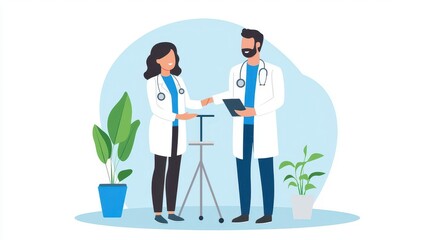 Patient receiving physical therapy as doctor observes and gives feedback, encouraging progress, doctor and patient, treatment, therapy