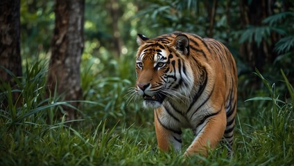 Fototapeta premium tiger in the jungle