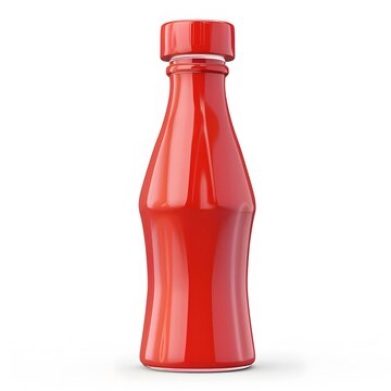 recommend clip art: 3D ketchup bottle rounded design render