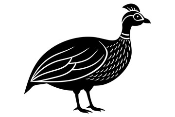 guinea fowl icon with Transparent Background - Versatile Clipart