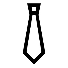 Tie icon - Outline style