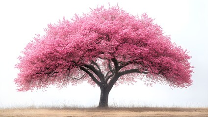 a tree with pink flowers

