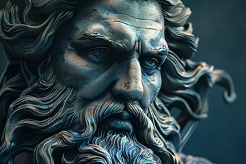 Ancient god hero mythology generative AI image