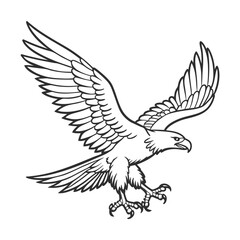 outline of a bird for coloring pages for kids