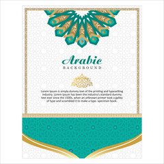 Arabic Islamic Cover Design eps vector file 