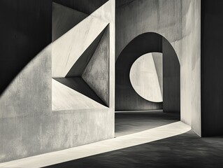 Monochrome Shadow Play