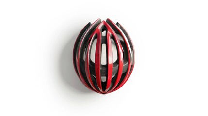 Obraz premium A white helmet with a black rim