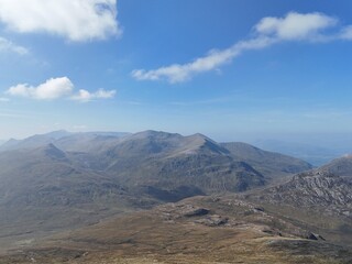 mountains, plants and animals in the Lochaber region of the Scottish highlands