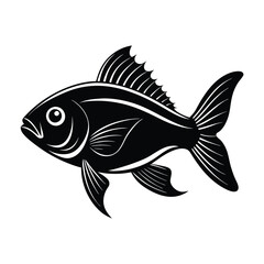 fish silhouette vector