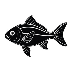 fish silhouette vector