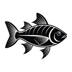 fish silhouette vector