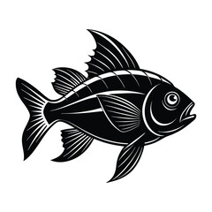 fish silhouette vector