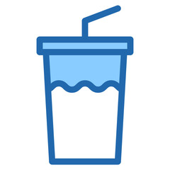 Vector Icon Soft Drink, Soda, Straw, Drink, Cup, Takeaway
