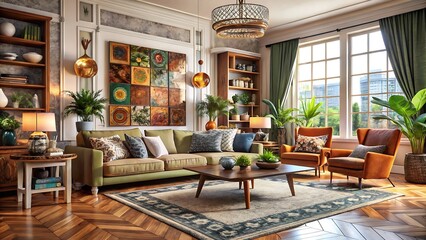 Room decoration style interior design