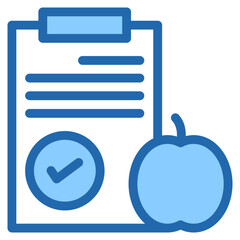 Vector Icon Diet, Calories, Pie Chart, Percentage, Health