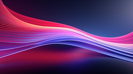 Abstract background with colorful flowing lines and gradient color transitions. Futuristic digital art, perfect for website, social media and mobile device wallpapers.