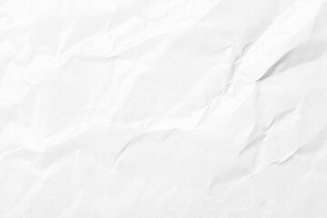 Fototapeta premium Bright paper texture background white crumpled.
