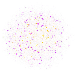 Pink and Yellow Starlight Shimmer Overlay