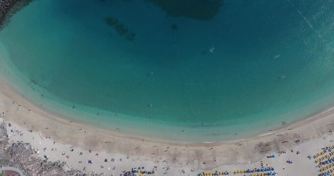 Aerial view of Lanzarote Canary Island