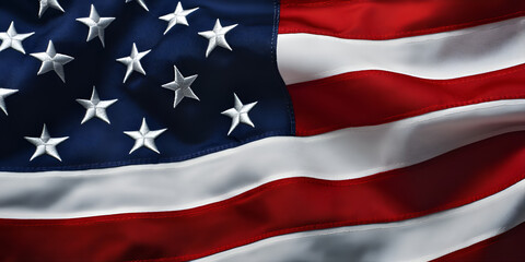 Fototapeta premium American Flag Waving