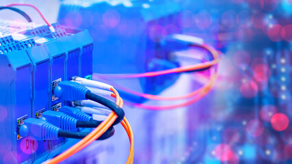 Network equipment. Internet technologies. Factory automation equipment. Network switches. Fiber...