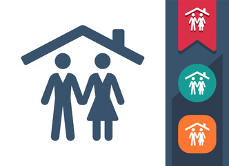 Home, Household, Family Icon