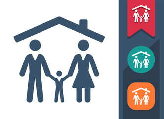 Home, Household, Family Icon