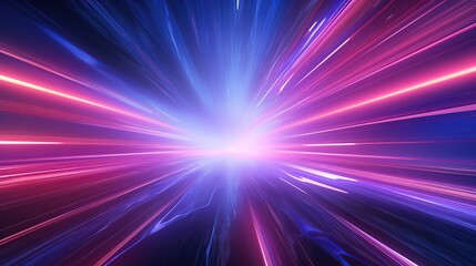 Abstract Colorful Light Streaks, Speed and Motion Concept