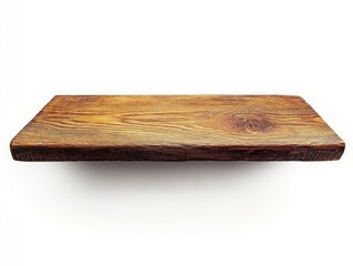 This is a piece of reclaimed wood, showcasing its distinctive dark brown and black color with visible natural grain patterns. The plank has a rustic, distressed surface that adds to its vintage charm.