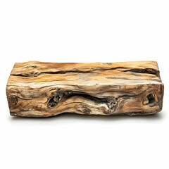 A beautifully aged, rustic piece of wood showcasing natural grain patterns and textures, perfect for decor or crafting.