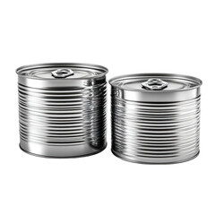 Two Shiny Silver Cans